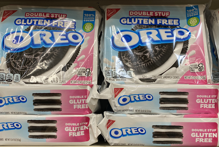 Oreo Double Stuf Gluten Free Chocolate Sandwich Cookies 12.47 oz