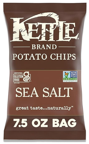 Kettle Brand Sea Salt Kettle Potato Chips, 7.5 Oz