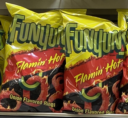 Funyuns Flamin' Hot Rings, Onion Flavored Rings, 6 Oz