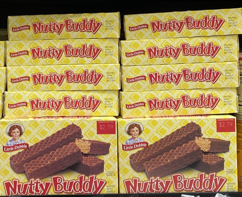 Little Debbie Nutty Buddy Peanut Butter Wafers 12 Ct, 12 oz