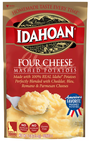 Idahoan Gluten Free Four Cheese Mashed Potatoes 4oz