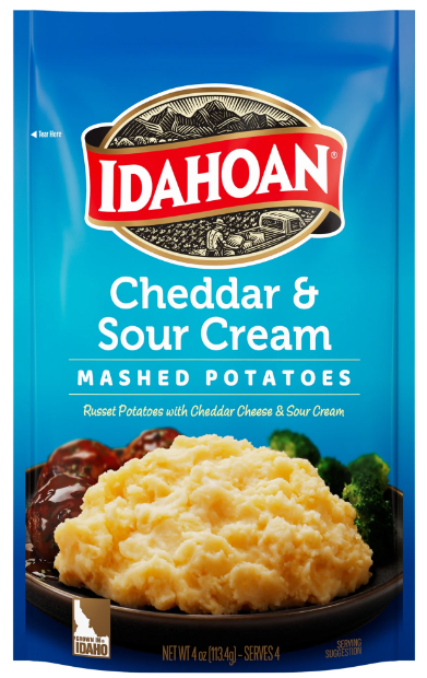 Idahoan Cheddar & Sour Cream Mashed Potatoes 4oz