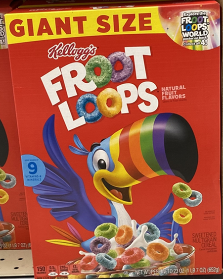 Kellogg's Froot Loops Breakfast Cereal 23 oz