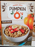 Trader Joe's Pumpkin O's Cereal 12 oz