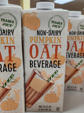 Trader Joe's Non-Dairy Pumpkin Oat Beverage 32 oz