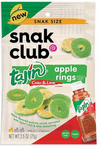 Snak Club Tajin Chili and Lime Apple Rings 5 oz