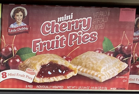 Little Debbie Family Pack Cherry Fruit Pies, 18.04 oz