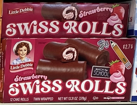 Little Debbie Strawberry Swiss Rolls, 13.31 oz