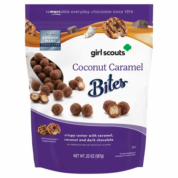 Girl Scouts Coconut Caramel Bites, 20 oz