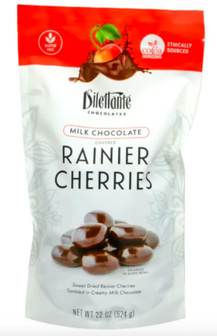 Dilettante Milk Chocolate Covered Rainier Cherries - 22oz