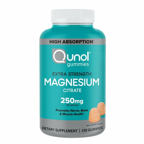 Qunol Magnesium Extra Strength 250 mg, 150 Gummies