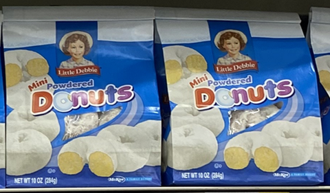 Little Debbie Powdered Mini Donuts, 10 oz