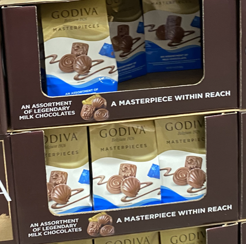 Godiva Masterpieces Assorted Milk Chocolates, 14.9 oz