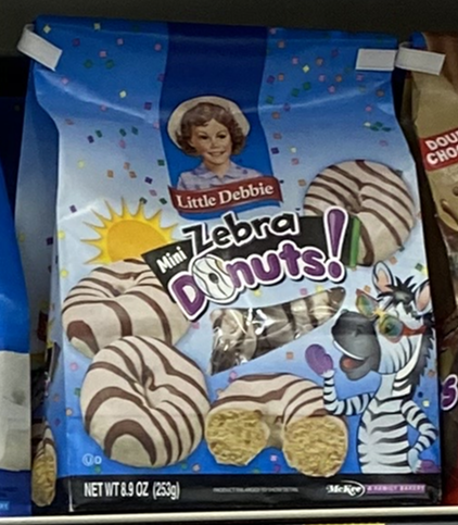 Little Debbie Zebra Mini Donuts, 8.9 oz