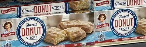 Little Debbie Donut Sticks, 6 ct, 10.21 oz