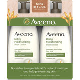 Aveeno Daily Moisturizing Body Lotion, Fragrance Free, 24 fl oz, 2 ct