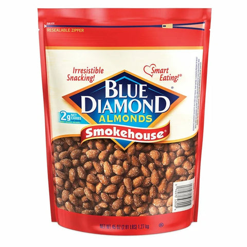 Blue Diamond Almonds, Smokehouse, 45 oz