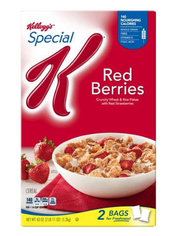 Kellogg's Special K Red Berries Cereal, 43 oz