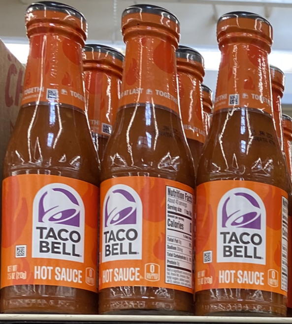 Taco Bell Hot Sauce 7.5 oz