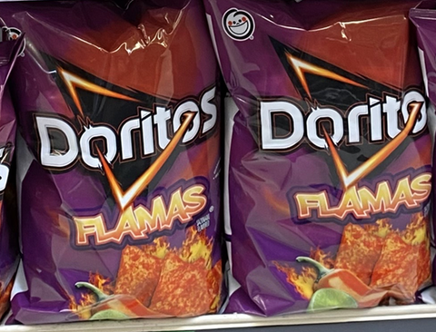 Doritos Tortilla Chips Flamas Cheddar Cheese, 9.25 Oz