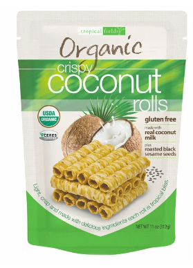 Tropical Fields Organic Coconut Rolls, 11 oz