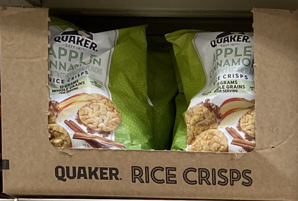 Quaker Rice Crisps, Apple Cinnamon