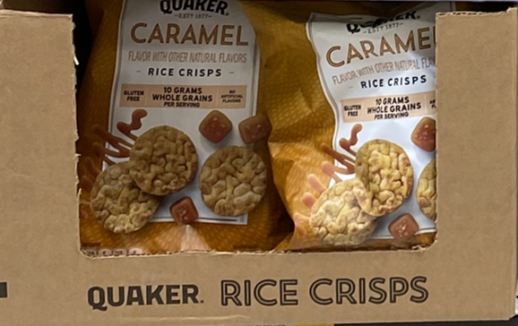 Quaker Rice Crisps Caramel