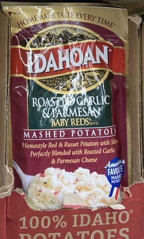 Idahoan Baby Reds with Roasted Garlic & Parmesan Mashed Potatoes