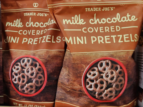 MILK CHOCOLATE COVERED MINI PRETZELS